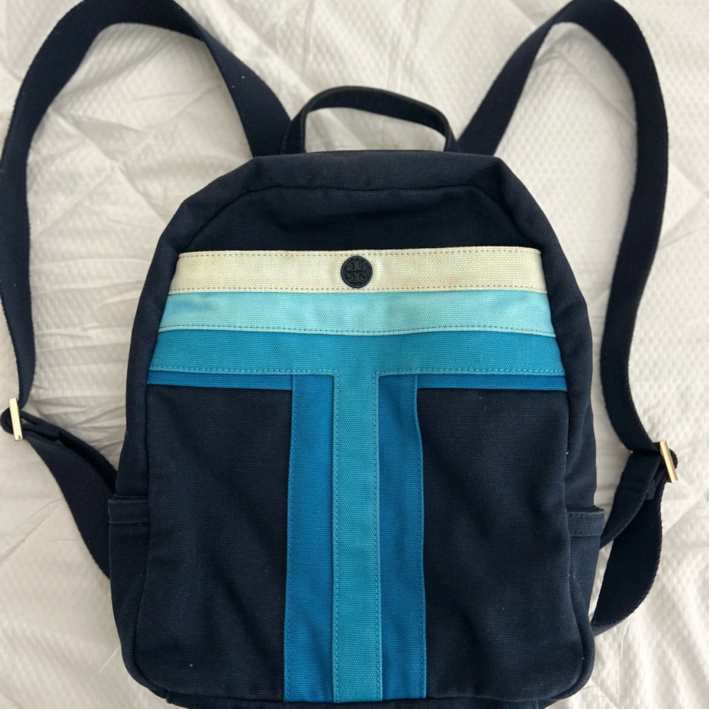 Tory Burch Navy Backpack